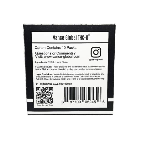THC-O cigarettes joints carton wholesale information label